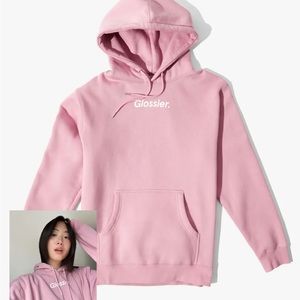 Glossier Original Pink Hoodie
